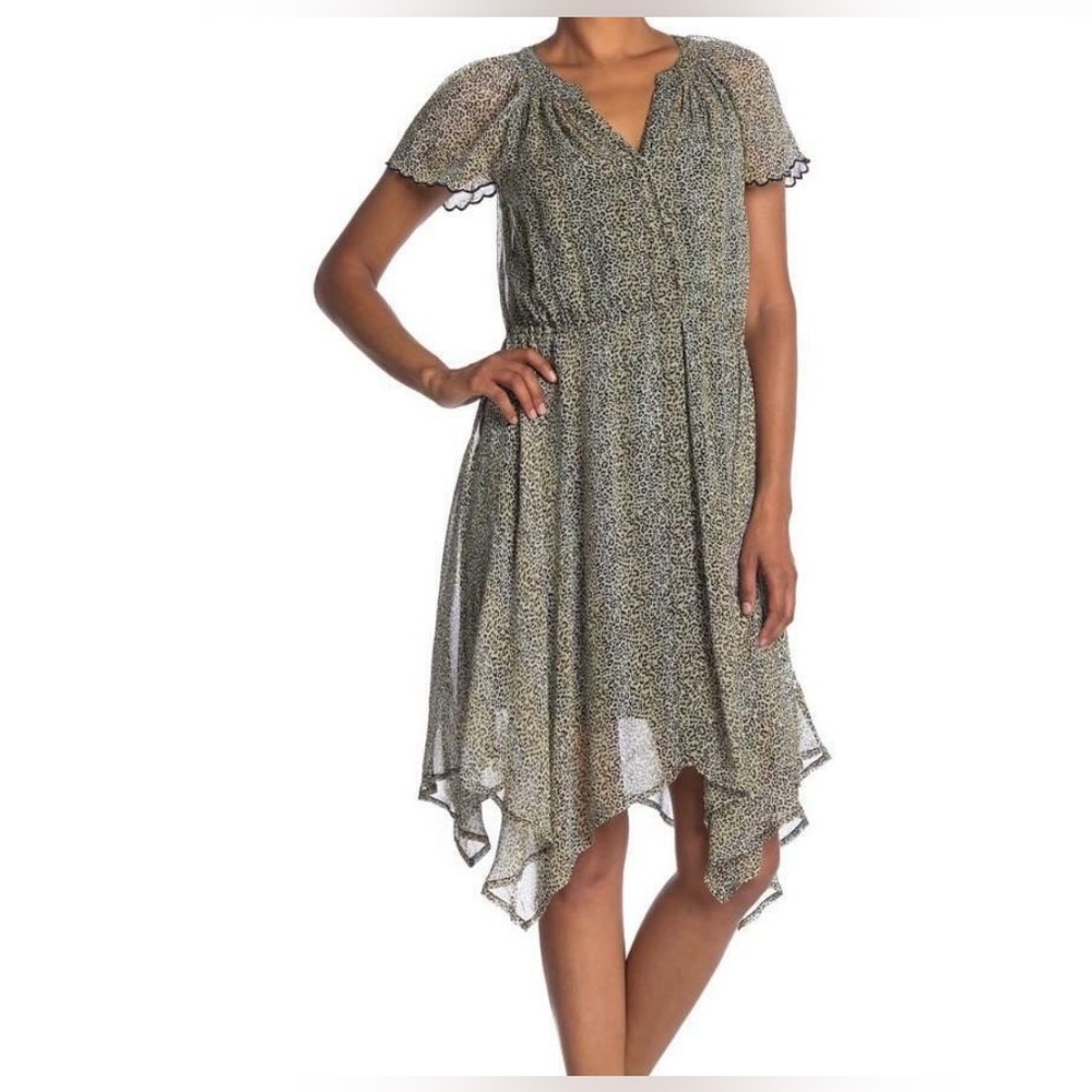 Velvet by Graham and Spencer Belen Leopard Mini Dress M